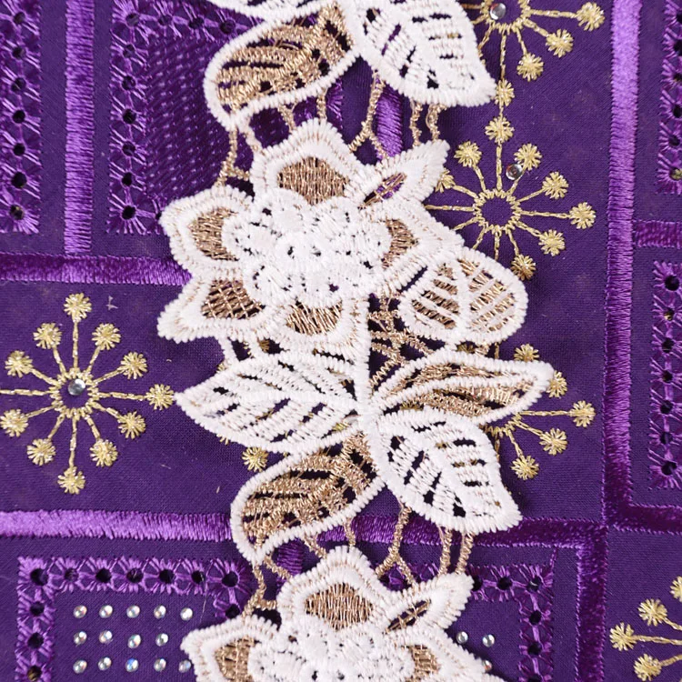 flower dentelle trimming