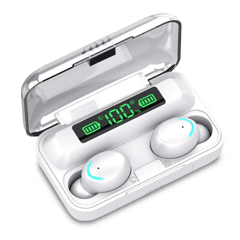 

Wholesale marcaron auriculares cd earphone f9 bloototh 5.0, White and black