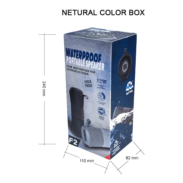 New Portable Wireless Waterproof Shockproof woofer speaker Outdoor Bike Cycling Blue tooth Speakers - ANKUX Tech Co., Ltd