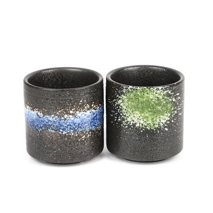

Manufacturers Wholesale 200ml Matte Black Eco Friendly Japanese Ceramic Porcelain Coffee Tea Cup, Customized color