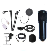 

Professional Condenser Microphone BM-900 Pro Audio Studio Vocal Recording Mic 3.5mm audio mic adapter