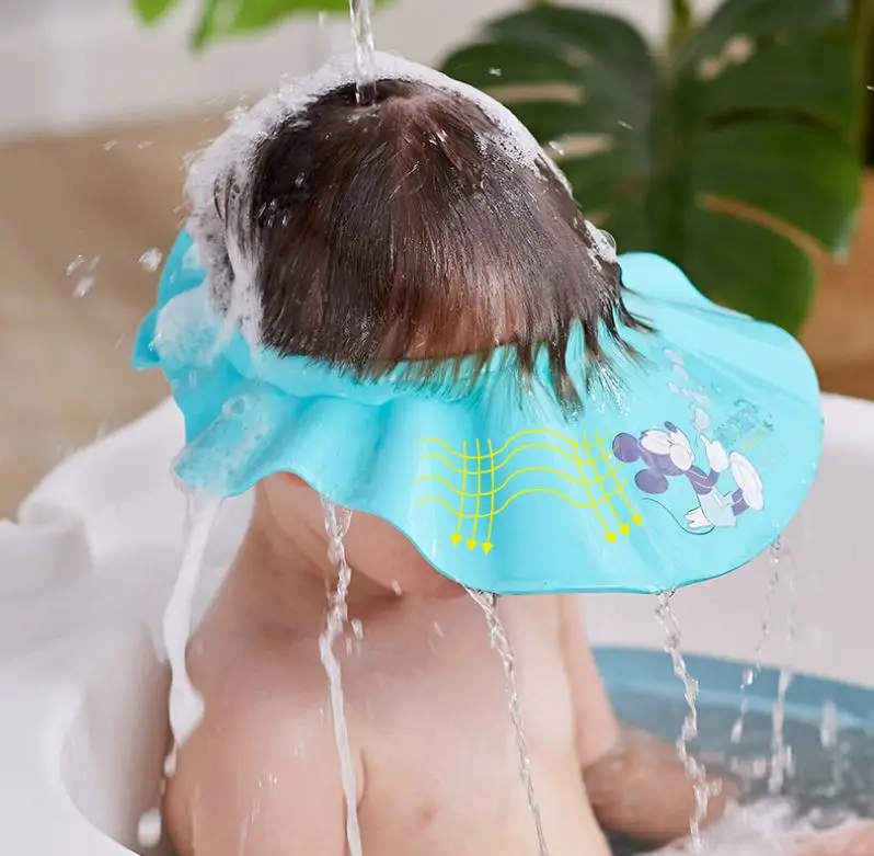 

Safe Shampoo Shower Bathing Protection Baby Bath Cap