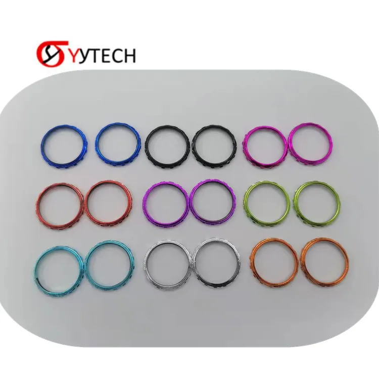 

SYYTECH 9 Colors Chrome Plating Decorative Ring Decoration Ring for Playstation 5 PS5 Controller Game Accessories