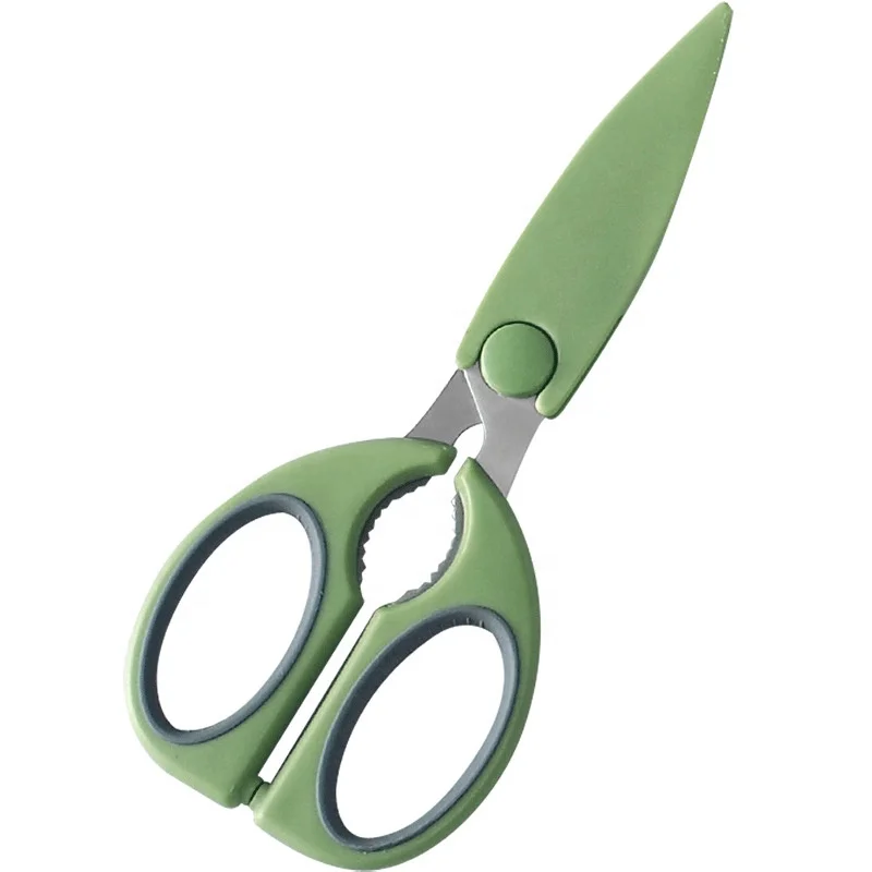 

Professional Multifunctional Stainless Steel Kitchen Tools Poultry Bone Shears Chicken Bone Kitchen Scissors, As photo