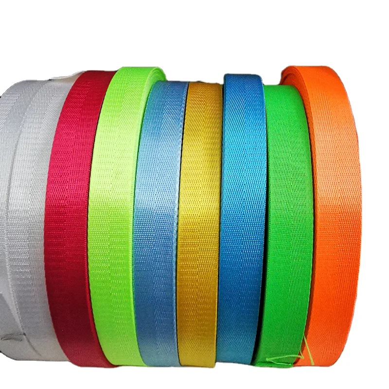 

Factory Sell 20/25/32/38/50mm herringbone webbing straps woven webbing polyester nylon webbing for belt custom belt, Balck, brown, accept customized