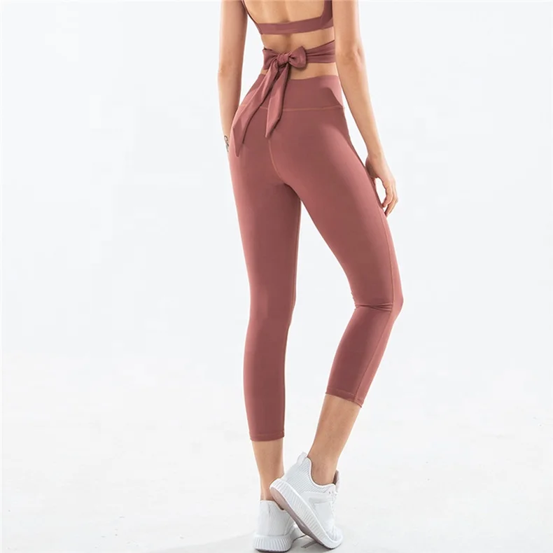 

Wholesale Solid Breathable Training Pant Leggings Women Sport Wear Clothing Pants Manufacturer Ready for Ship, Purple, gree, red