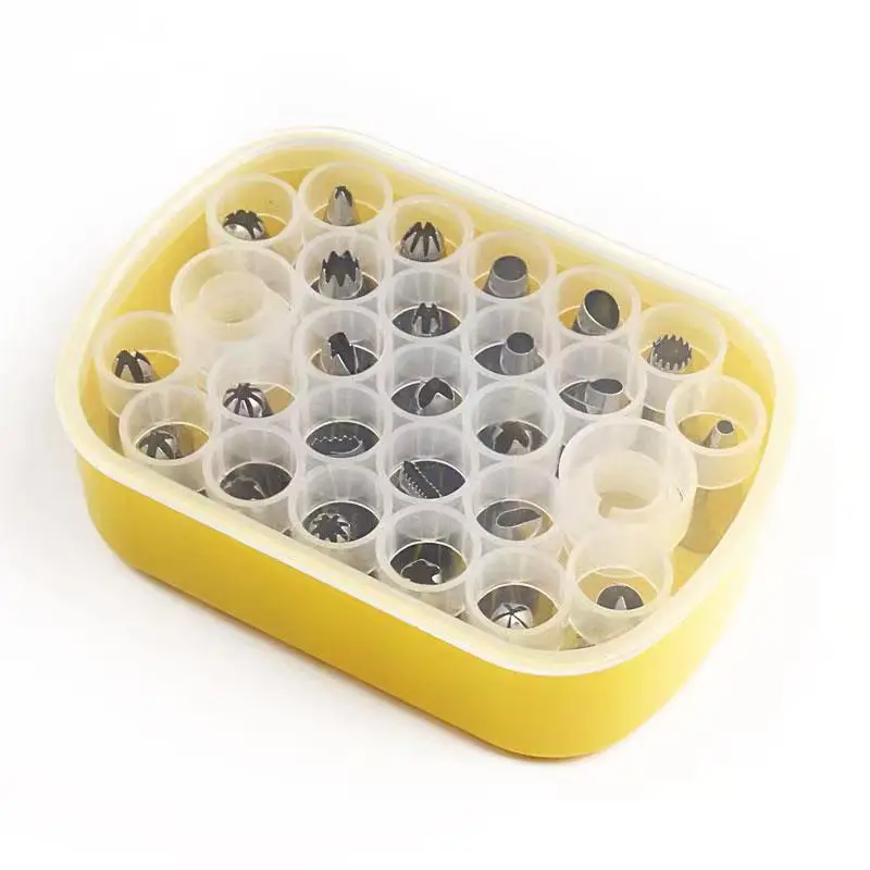 

Wholesale 25 PCS Cake Decorating Tools Cream Piping Tip Nozzles Set