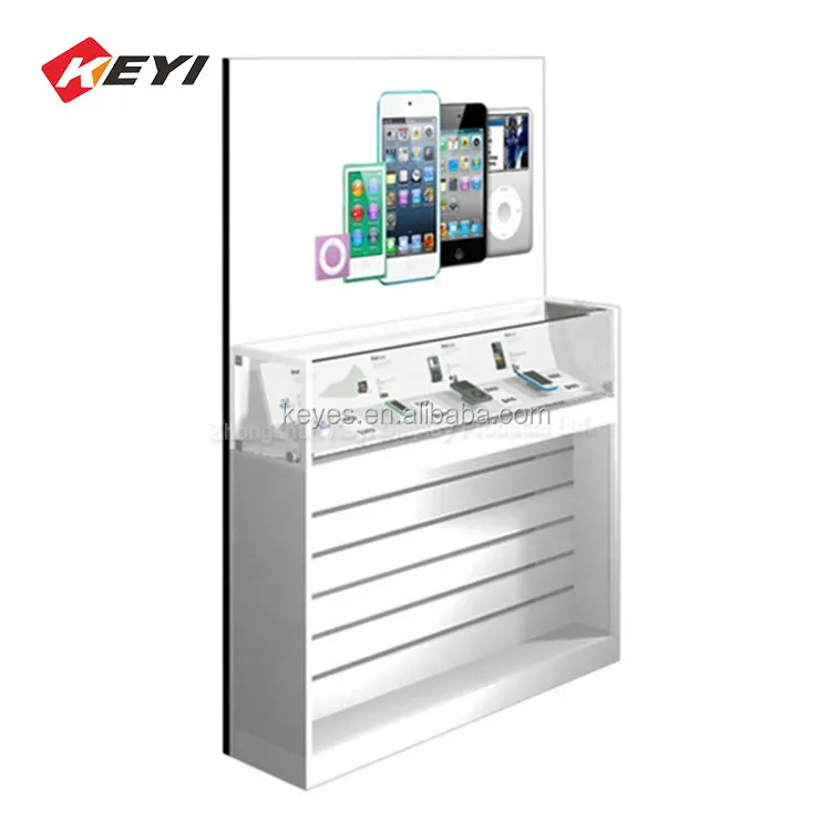 Custom Retail Shops Wood Furniture Display Mobile Phone Case