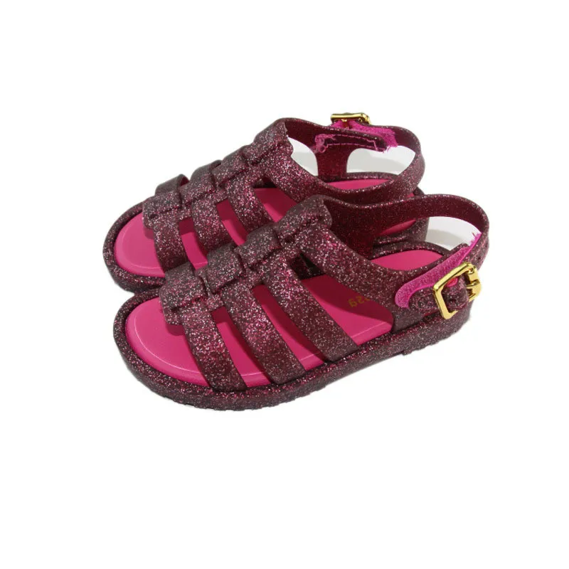 

Professional Supplier Sandal Little Girl Sandals Jelly Shoes For Girls, Pink rome, black rome, rose red rome,etc