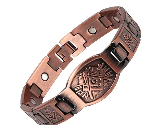 

3000gauss magnetic pure copper magnetic bracelet, Rose gold