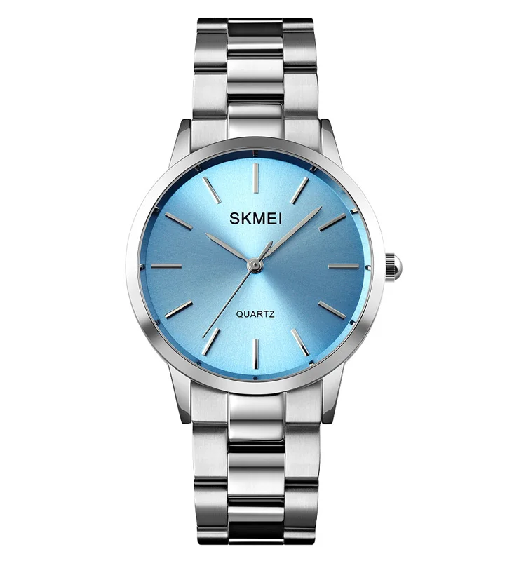 

skmei 1694/1695 fashion couple watch minimalism stainless steel wristwatches luxury men women custom logo quartz watches