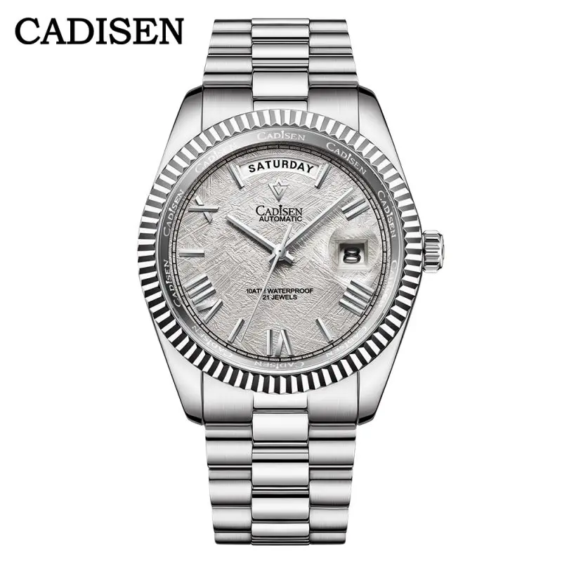 

CADISEN C8185G Classic Watch Date Men's Mechanical Watch Japan Automatic Movement Movement Sapphire Glass Waterproof Clock