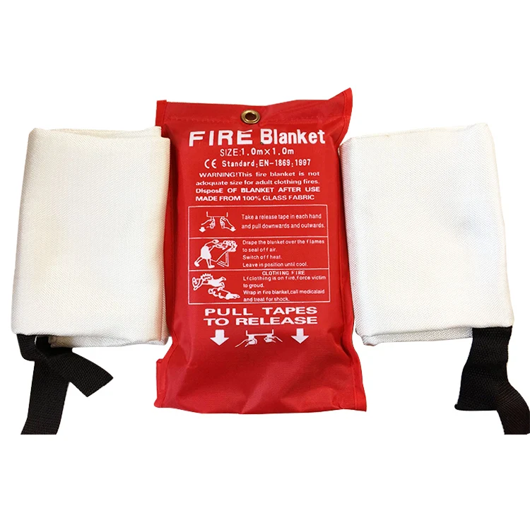 

outdoor emergency high temperature resistant waterproof fire extinguishing fiberglass fire proof fire blanket