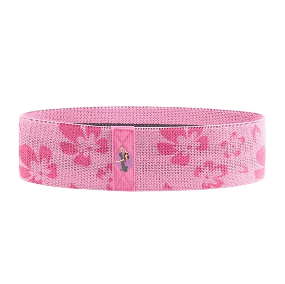 

Leopard print tight cotton fabric latex hip cotton eco friendly resistance bands, Black/blue/green/yellow/red or custom