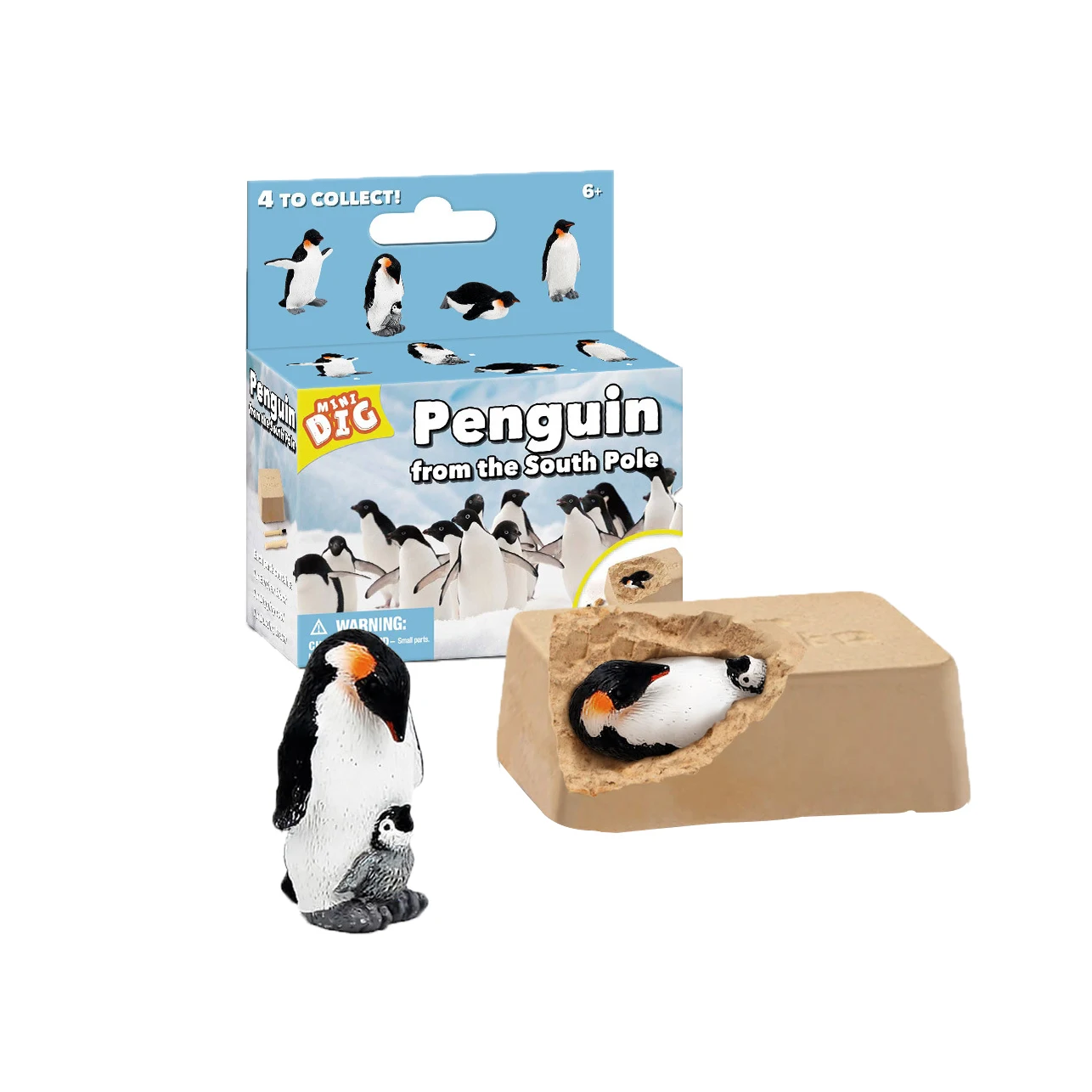 

Archaeological Excavation Puzzle Toys Excavation Penguin Pirate Treasure Gemstones Children's Puzzle Toys Wholesale