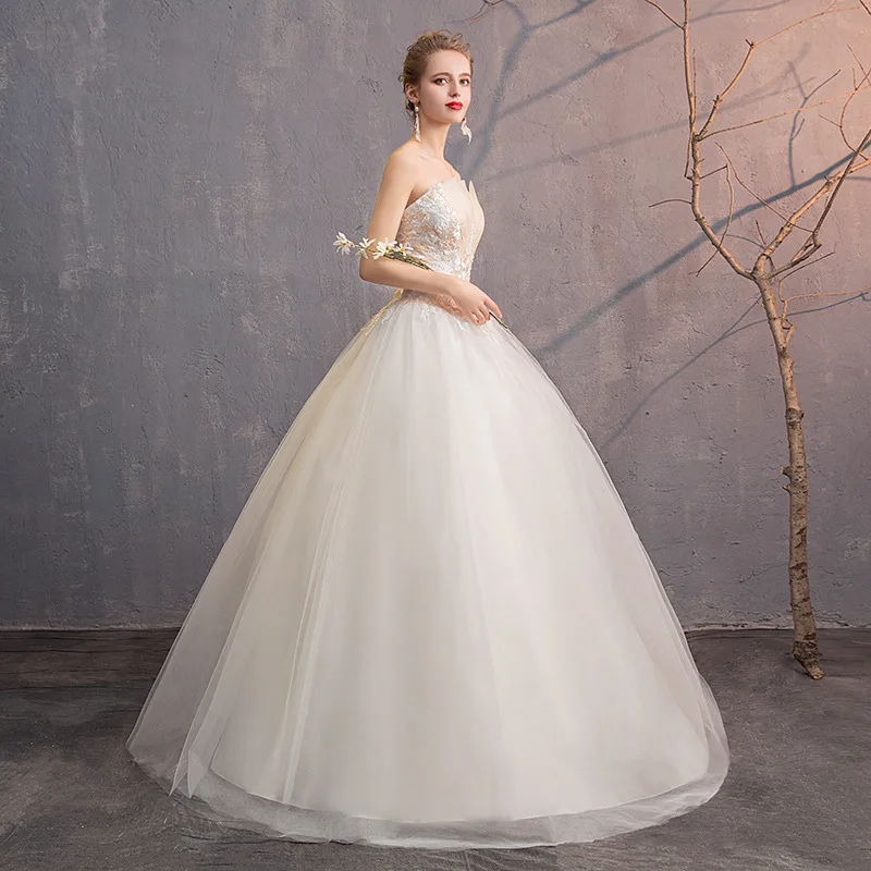 

2021 New Fashion Wedding Dress Bridal Gowns, White