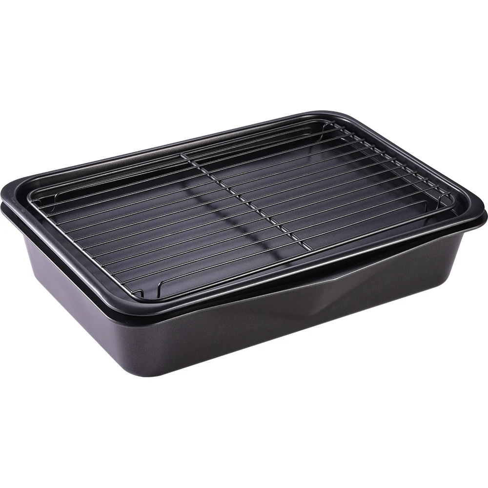 Quick Bake Stackable 7pc Stackable Bakeware Sets - Non-Stick, Durable & Versatile