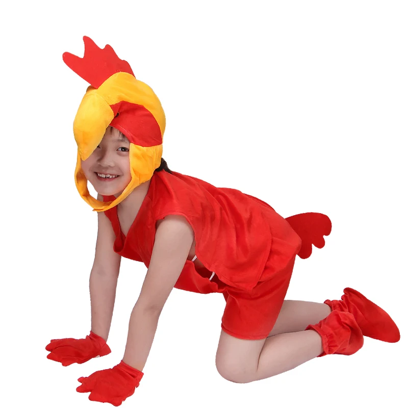 

Halloween fantasia cosplay costume kids boy suit cock monkey fox animal costume polyester material