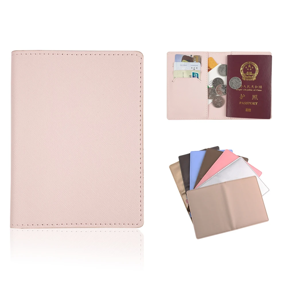 

Lion Factory multifunction custom PU leather passport cover card holder