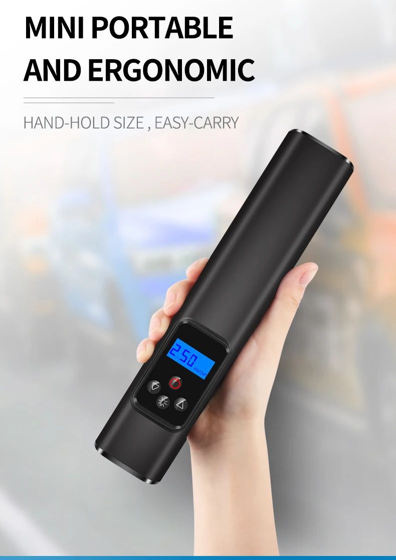 Little 12V 110V Hand Held Wireless Electric Scooter Car Portable Compressor Tyre Inflators Bikes Bicycle Cordless Tire Air Pump