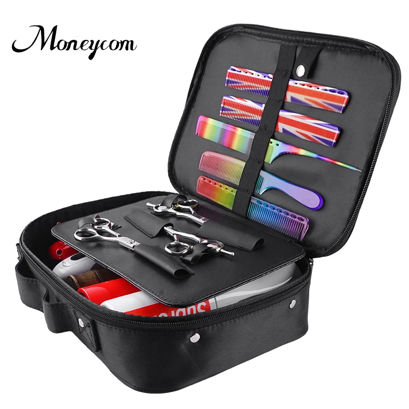 

Professional Nylon Zipper Tool Bag Hairdressing Salon Scissor Cases Brush Set Hair Style Beauty Tool Barber Accessories