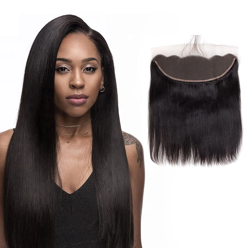 

Ross Pretty Hot Sale 10A Top Grade Straight Indian Hair Front Wig Pre-Plucked 13X4 Lace Straight Frontal