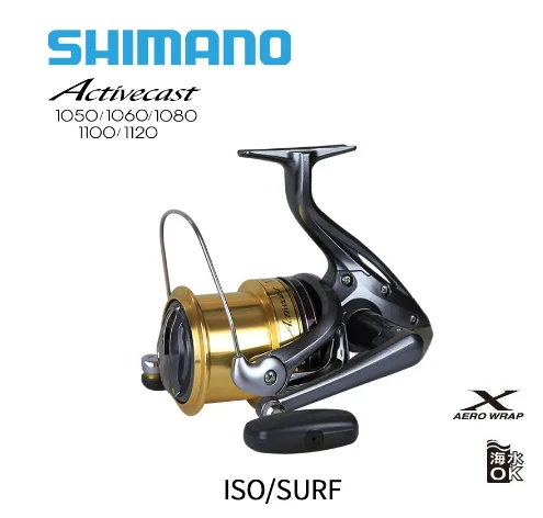 

SHIMANO ACTIVECAST Surfcast Reel 1050 1060 1080 1100 1120 6.0/6.2/6.4 Low-Profile Saltwater Beaches Spinning Fishing Reel coil