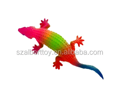 plastic gecko toy