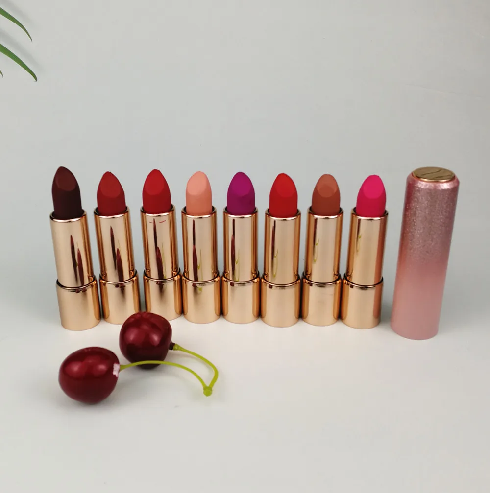 

Wholesale Custom Your Own Matte Waterproof Lip Stick Lipstick, 8 colors
