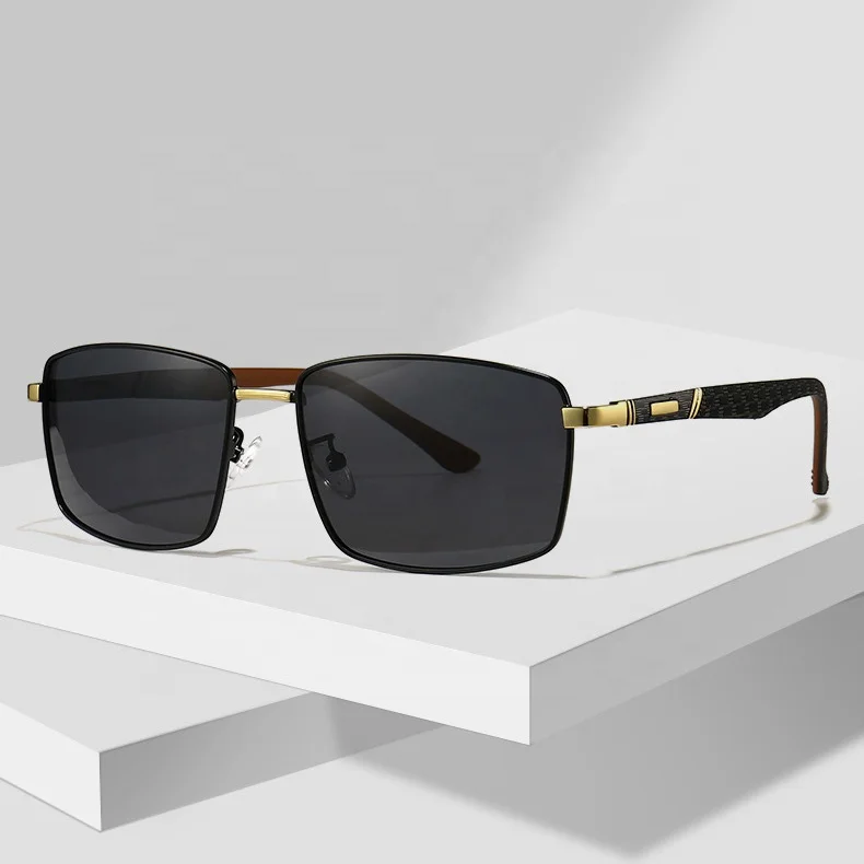 

Sunbest Eyewear 2927 High Quality Vintage Classic Rectangle Metal Frame Polarized Men Driving Sunglasses