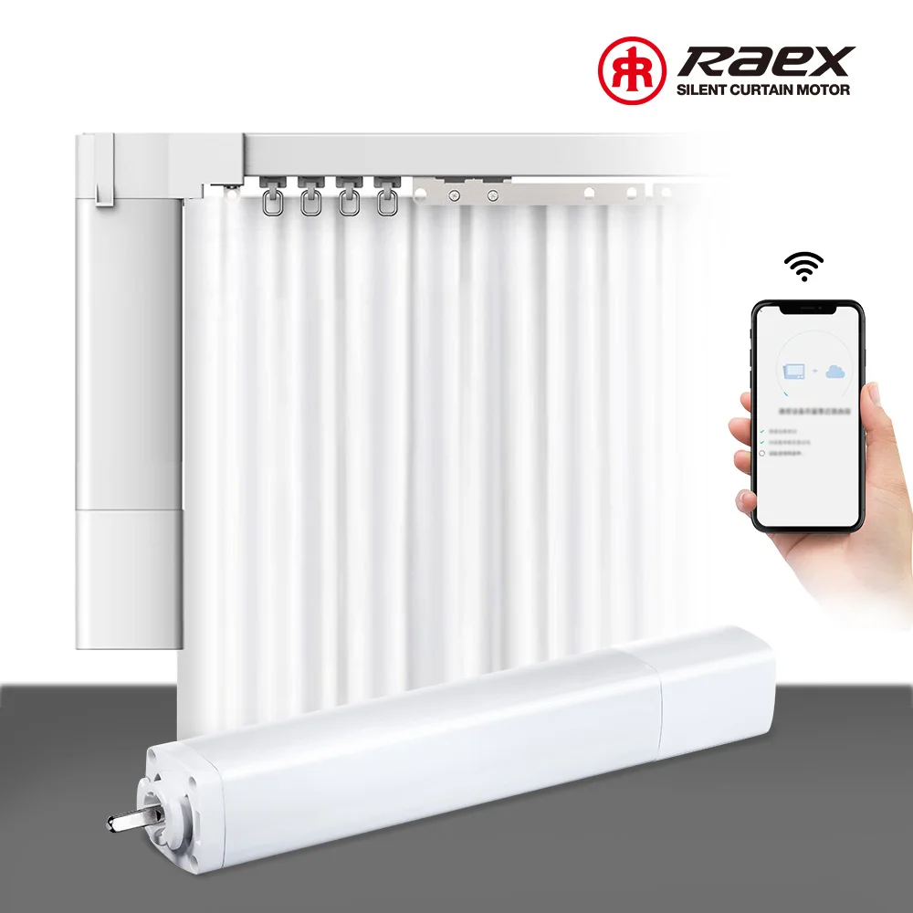 Electric Motor Control Zigbee Remote Stage Motorized Curtain Rail - ANKUX.COM