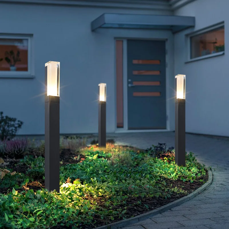 modern Garden Light waterproof led lawn lamp outerproof solar garden light