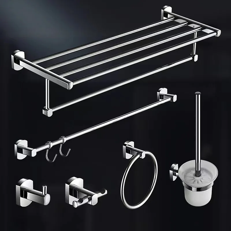Copper toilet accessories towel rack storage rack wall mounted bathroom accessories set