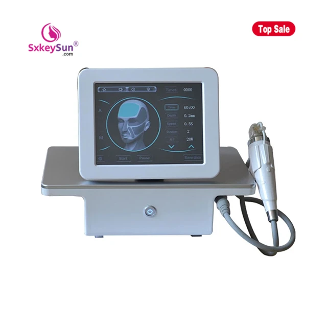 

portable gold fractional RF skin rejuvenation anti-wrinkle face lifting microneedle machine