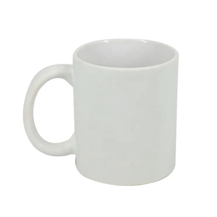 

Wholesale Personalized Design 11oz Sublimation Ceramic White Blank material of magic mug, Black red blue customized
