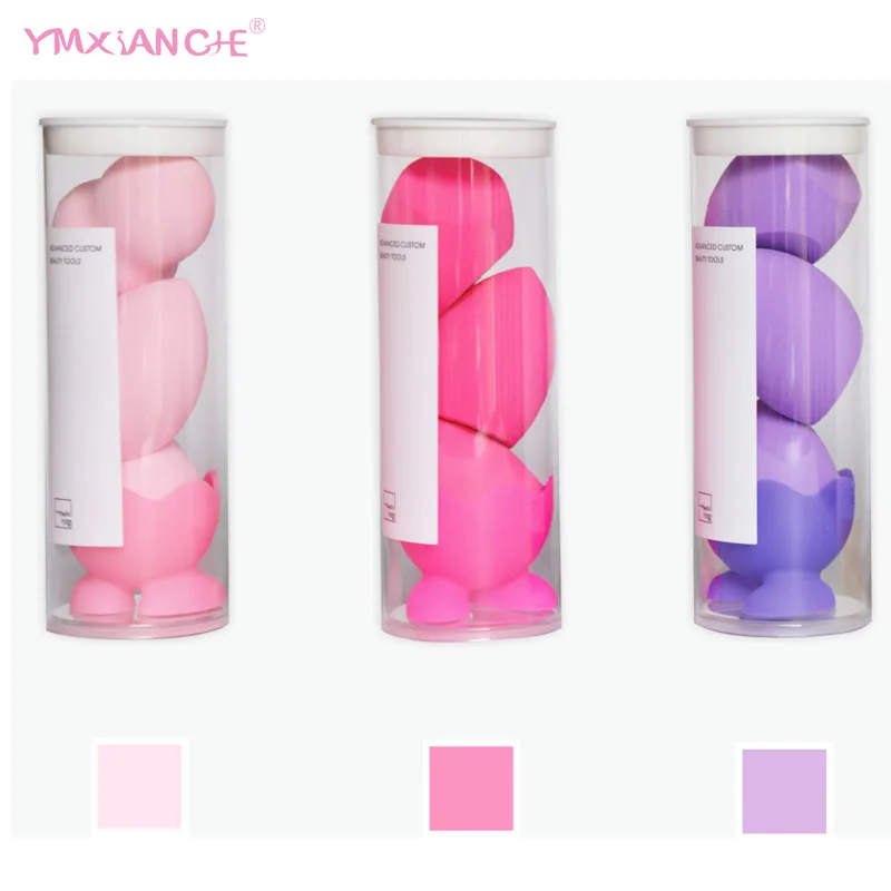 

best selling products 2020 in usa amazon cosmetic tool wedge piece makeup sponge set beauty cosmetics, Multiple colors