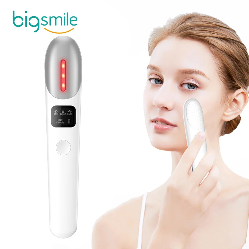 

m Anti Aging Wrinkle High Frequency Vibrating Warm Heated Sonic Manual Eliminate Eye Bag Removal Dark Circles Eye Massager Pen