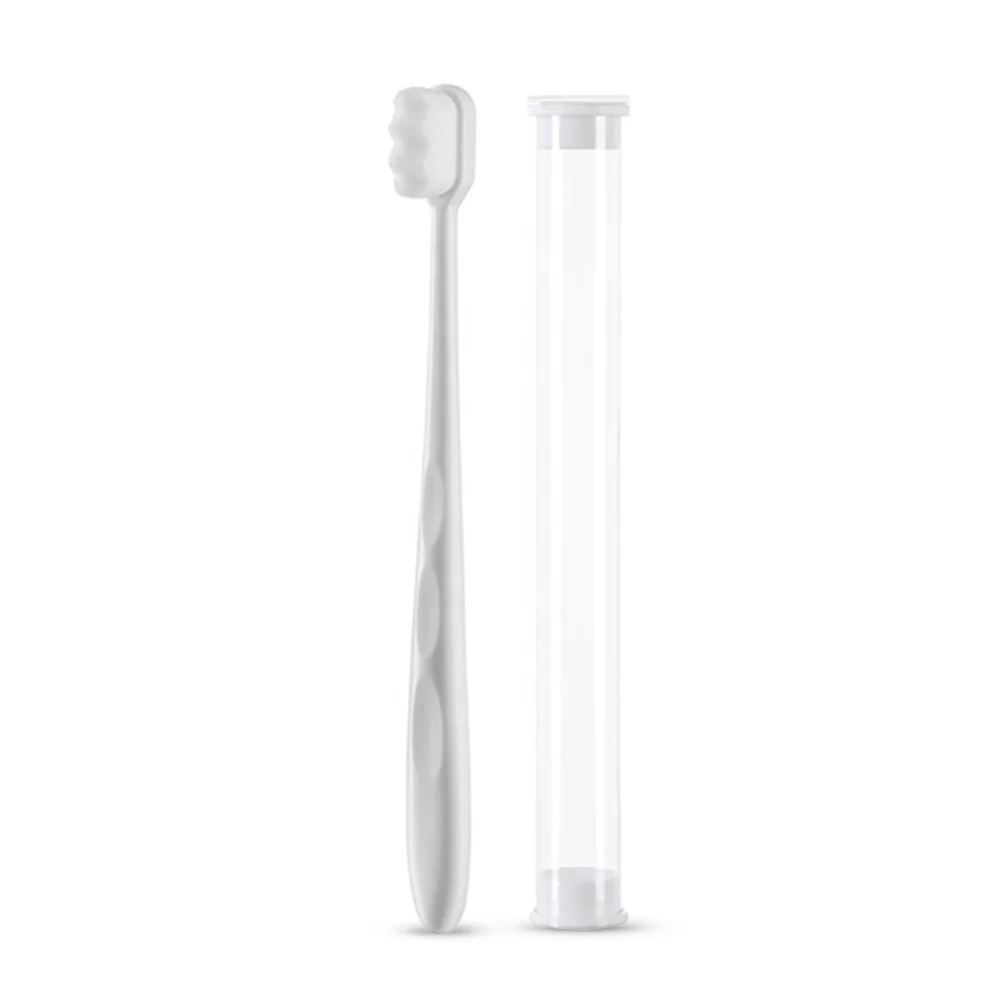 

Novelty Kids Tooth Brush With Soft Nylon Bristle Plastic Tooth Brush, White;black