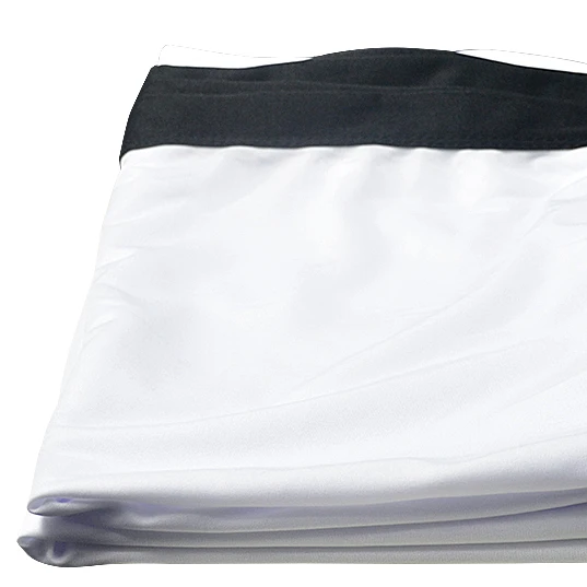 
Factory Home Cinema White Projector Screen 100 Inch Curtain Portable Rear 72 inch 120 inch 