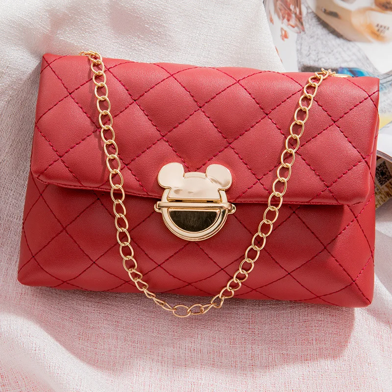 

Promotion wholesale trendy PU leather cute sling messenger girls handbag for women, Customized color