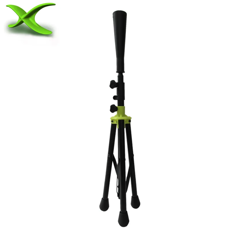 
High quality light weight outdoor travel portable adjustable metal baseball batting tee for training 