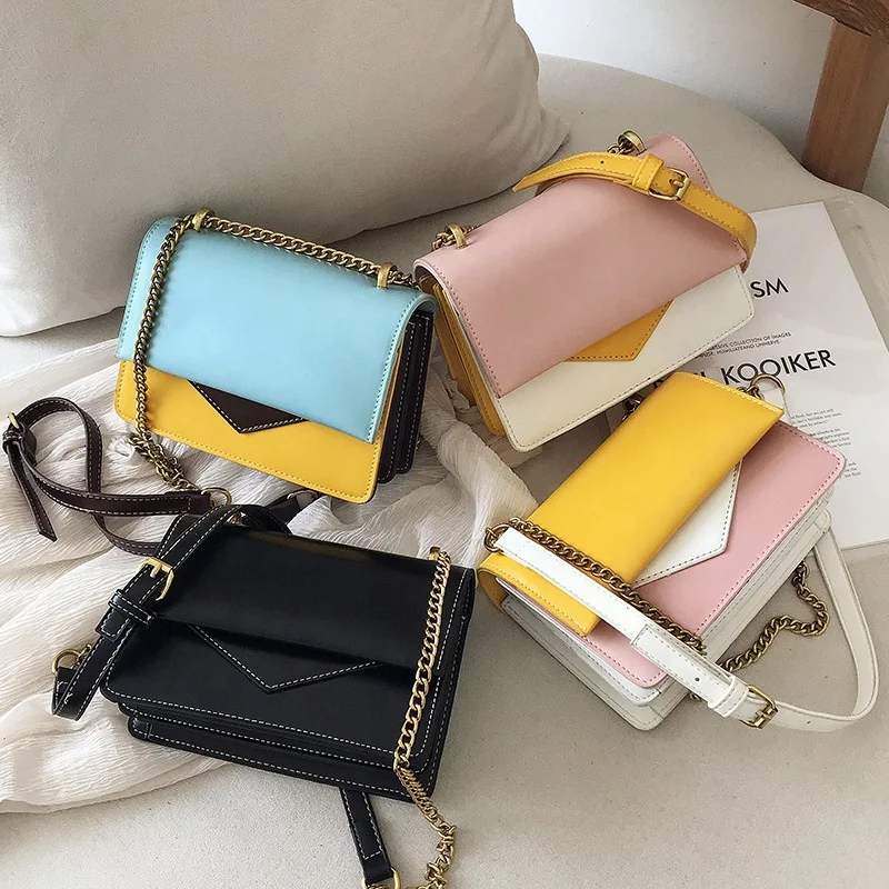 

Wholesale Korean style single shoulder messenger small square bag linge trendy handbags luis vuiton bags