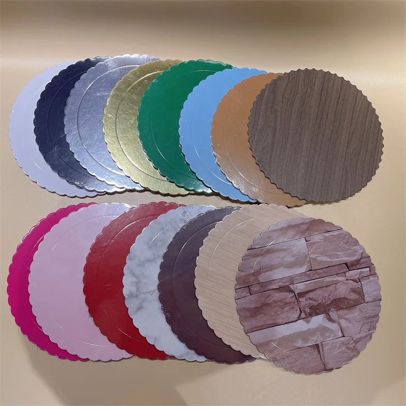 

Cardboard Gold Cake Board Round 3mm Thick Cake Board Wholesale