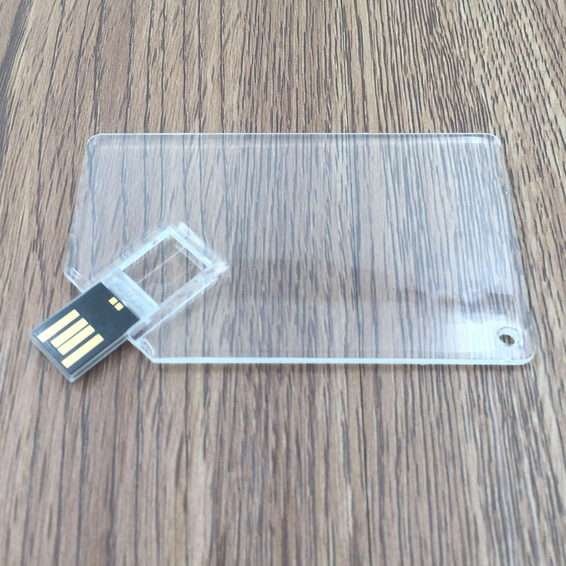 Clear acrylic card USB flash drive memory stick custom logo pen drives wholesale gadgets - ANKUX.COM