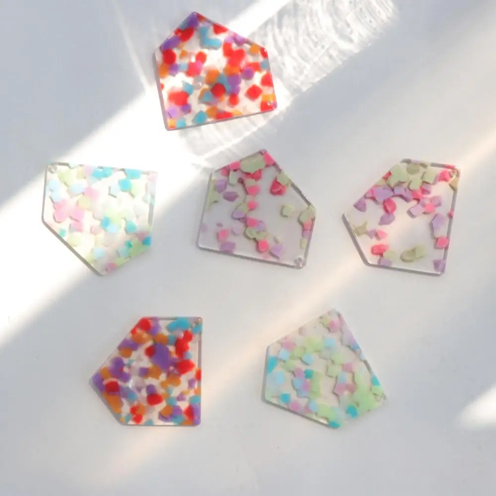 

Fashion Mix Colors Acrylic For Jewelry Diy Handmade Necklace Bracelet Earrings Accessories, Colorful