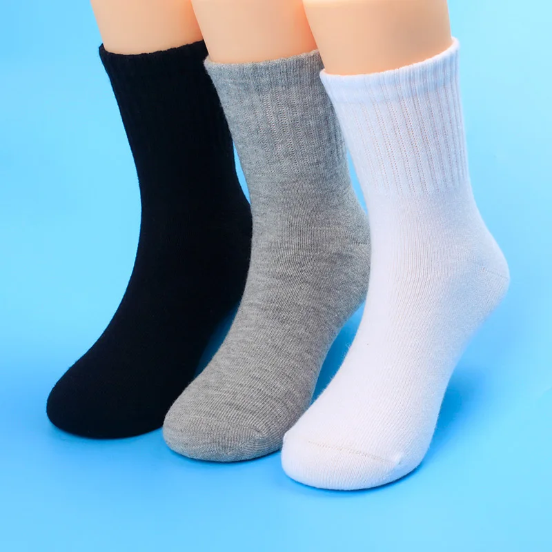 

Wholesale students white ankle socks 3-16 year cotton material plain school socks for kids