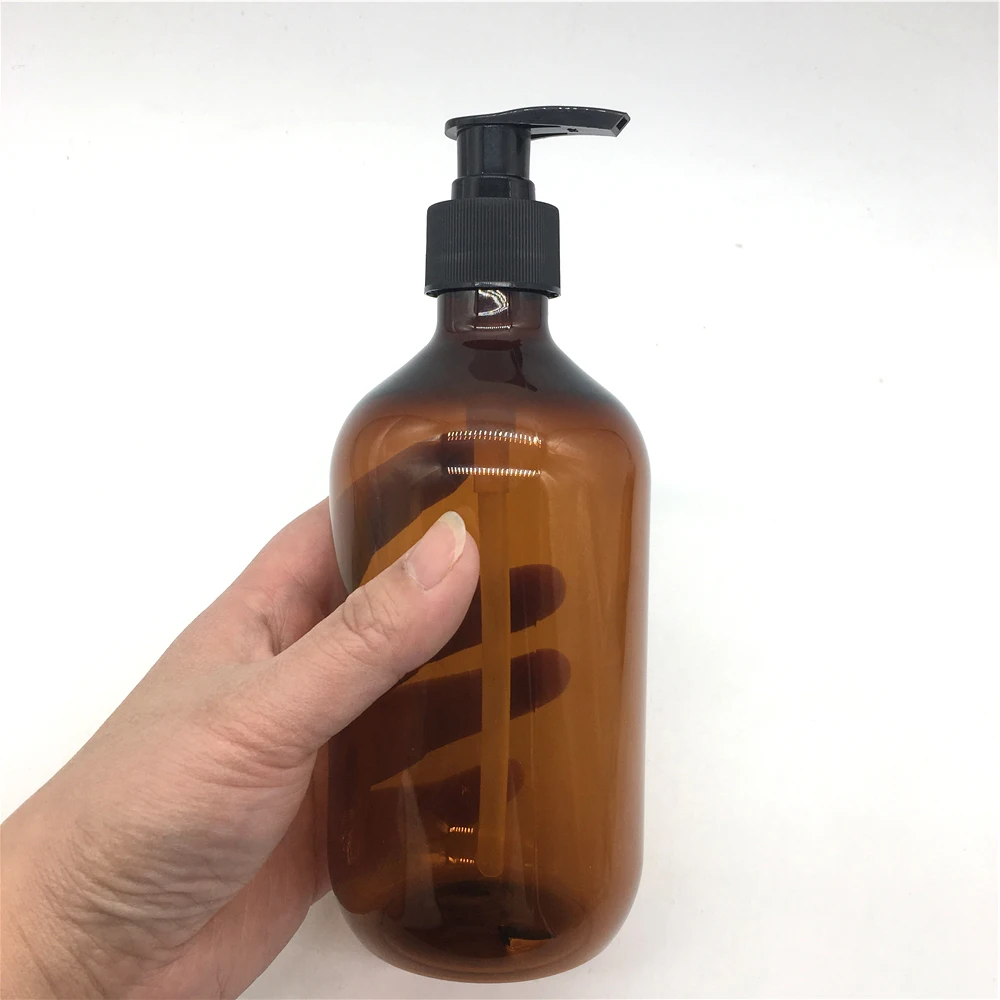 250ml 500ml Empty Glass Amber Glass Bottle Hand Wash Liquid Soap