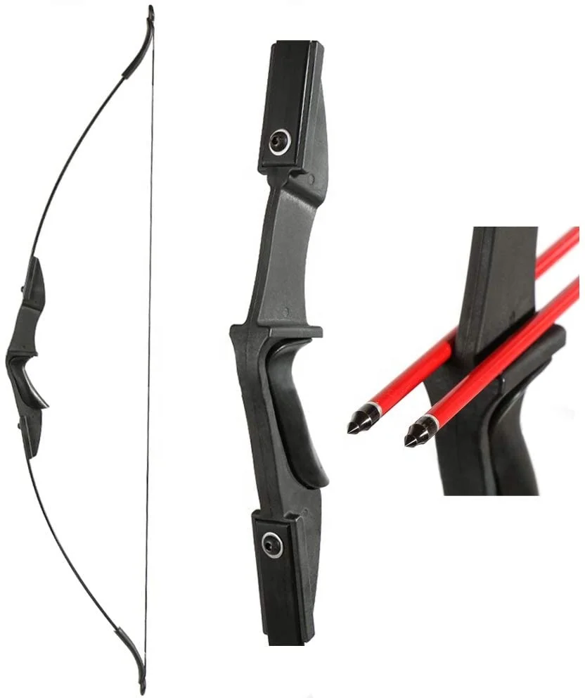 

Hot Selling 20lbs 30lbs 35lbs Archery Youth Recurve Bow for Beginner, Black