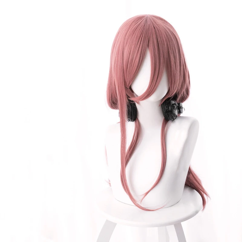 

Taro Powder with Long Bangs Long Hair Anime Comic Exhibition Cosplay Hair High Temperature Silk COS Wig, Pic showed