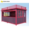 Prefabricated modular homes steel prefab house light steel prefab house for stall